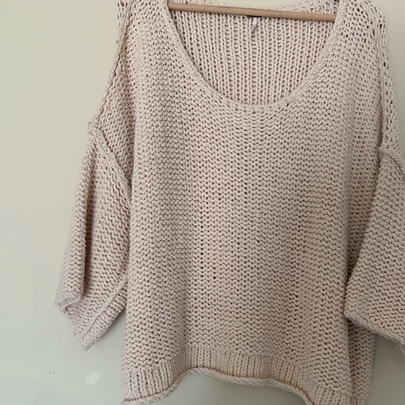 Free People | Halo Pullover Sweater Ivory Med NWOT - Picture 6 of 10